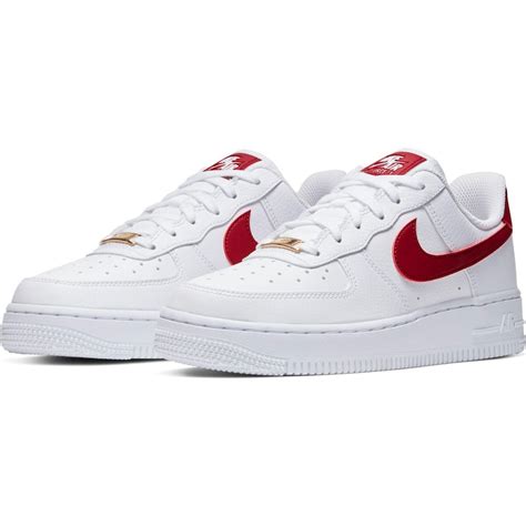 nike air force 1 rood met wit|Nike Air Force 1 dames.